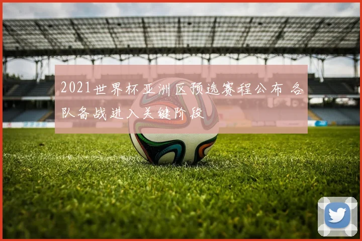 2021世界杯亚洲区预选赛程公布 各队备战进入关键阶段